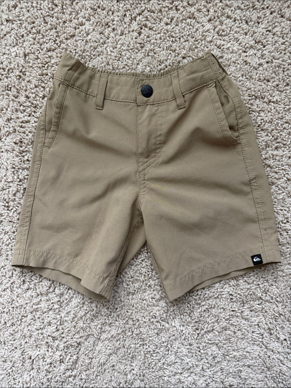 Quiksilver Kids' Khaki Stretch Shorts